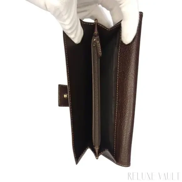 Abbey GG Canvas Continental Wallet - Picture 7 of 15